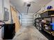 Garage view with overhead door and storage at 12426 Dawn Vista Dr, Riverview, FL 33578