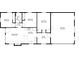 House floor plan showing layout of bedrooms, bathrooms, living room, kitchen, and garage at 2157 20Th Sw Ave, Largo, FL 33774