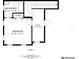 A floor plan featuring one floor with a bedroom, closet, and bathroom, including measurements at 2758 5Th S Ave, St Petersburg, FL 33712