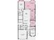 Detailed floor plan showcasing the layout of a spacious home with a primary suite, and outdoor living area at 29825 Imperati Blvd, Wesley Chapel, FL 33543