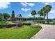 Charming community structure with well-maintained landscaping and serene waterfront views at 29903 Baywood Ln, Wesley Chapel, FL 33543