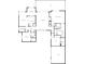 Detailed floor plan showcasing the layout of the home, including the primary bedroom and attached garage at 29903 Baywood Ln, Wesley Chapel, FL 33543