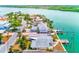 Gorgeous waterfront home featuring a private dock and easy access to the open water at 365 La Hacienda Dr, Indian Rocks Beach, FL 33785