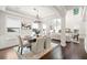 Inviting dining room boasting hardwood floors, and elegant furnishings at 4206 W Sevilla St, Tampa, FL 33629
