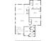 Upstairs floor plan featuring multiple bedrooms, Gathering room, utility room and ample closet space throughout the home at 4206 W Sevilla St, Tampa, FL 33629