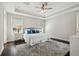 Serene bedroom with tray ceiling, neutral tones, and ample natural light at 4206 W Sevilla St, Tampa, FL 33629
