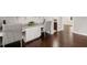 Functional office space with granite countertop desk space and chair seating at 4206 W Sevilla St, Tampa, FL 33629