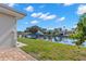 Lush backyard with canal view and beautiful trees at 4425 13Th Ne Way, St Petersburg, FL 33703