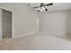 Neutral bedroom with carpet, fan and closet at 5100 Burchette Rd # 3005, Tampa, FL 33647