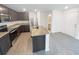 Modern kitchen with stainless steel appliances and granite countertops at 5310 Companion Ln, Tampa, FL 33619