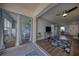Open floorplan offers smooth transition from living room to bedroom and access to balcony at 712 Cordova Greens # 712, Largo, FL 33777