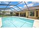 Beautiful screened-in pool and patio area that's perfect for outdoor entertaining and relaxation at 9346 Southern Belle Dr, Weeki Wachee, FL 34613