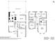 Detailed floor plan showcasing the home's layout, including five bedrooms, entertaining area, and a two-car garage at 20102 Oakflower Ave, Tampa, FL 33647