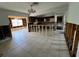 A view of the kitchen showing partial framing and tiling at 378 79Th Ne Ave, St Petersburg, FL 33702