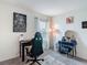 Bedroom features neutral color scheme, plush carpet, modern decor, and natural light at 3891 Reflection Dock Dr, Seffner, FL 33584