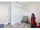Bedroom features plush carpet, closet and neutral decor at 3891 Reflection Dock Dr, Seffner, FL 33584