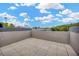 Large outdoor patio area surrounded by trees and other buildings at 4047 Gauge Line Loop, Tampa, FL 33624