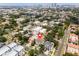 An aerial shot features the building's proximity to downtown, showcasing a blend of urban convenience and serene neighborhood living at 412 S Albany Ave # 2, Tampa, FL 33606
