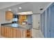 Kitchen featuring wood cabinets and laminate countertops at 508 E Brentridge, Brandon, FL 33511