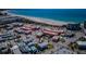 Stunning aerial view of the beach and several pink hotels in St. Pete Beach at 650 70Th Ave, St Pete Beach, FL 33706