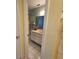 This bathroom features a vanity with a flower display, and a shower/tub combo at 7303 9Th W Ave # 7303, Bradenton, FL 34209