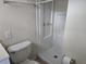 Clean bathroom featuring a toilet and shower stall at 7307 50Th N Ave, St Petersburg, FL 33709