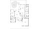 Detailed floorplan showing the layout and dimensions of the home at 8308 Mobile Cir, Weeki Wachee, FL 34613