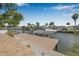 Modern boat dock featuring ample docking space with view of neighborhood at 8722 Thornwood Ln, Tampa, FL 33615