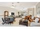 Spacious, multi-purpose room with multiple seating areas and an entertainment area at 919 Ballinger Rd, Lutz, FL 33548
