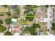 Aerial view of property showcasing the home and surrounding greenery at 1010 Oakhill St, Seffner, FL 33584