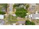 Aerial view of property showcasing the home and surrounding greenery at 1010 Oakhill St, Seffner, FL 33584