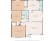 Detailed floor plan showcasing bedrooms, living spaces, kitchen, dining, and bathrooms at 1267 Woodlawn Ter, Clearwater, FL 33755
