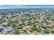 Panoramic aerial view of a residential neighborhood showcasing the densely populated community at 13563 Cordova Dr, Largo, FL 33774