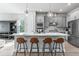 Stunning kitchen with a large island, stainless steel appliances, and modern countertops at 2110 W Azeele St, Tampa, FL 33606