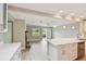 Bright open-concept room with fireplace and great view at 2421 Lake Point Ln, Clearwater, FL 33762