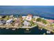 Beautiful waterfront home on a large lot, complete with a private dock and lush landscaping at 3181 Gulf Winds Cir, Hernando Beach, FL 34607