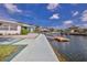 Gorgeous waterfront home featuring boat dock with deep water access at 3181 Gulf Winds Cir, Hernando Beach, FL 34607