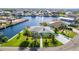 Charming waterfront home with lush lawn and mature palms and Gulf access at 3181 Gulf Winds Cir, Hernando Beach, FL 34607