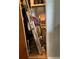 Hall closet with ladder, cleaning supplies, and water heater at 4051 58Th N St # 241C, Kenneth City, FL 33709