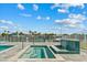 Hot tub with waterfall feature overlooking the water at 415 Island Way # 303, Clearwater Beach, FL 33767