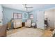 Bedroom with hardwood floors and stylish furniture at 4618 Bayshore Ne Blvd, St Petersburg, FL 33703