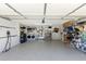 Spacious garage with ample storage space, laundry facilities, and epoxy flooring at 4618 Bayshore Ne Blvd, St Petersburg, FL 33703