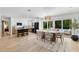 Modern kitchen open to the living and dining areas with stainless appliances at 4618 Bayshore Ne Blvd, St Petersburg, FL 33703