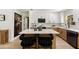 Bright kitchen boasts white cabinets, a large island, and stainless steel appliances at 4618 Bayshore Ne Blvd, St Petersburg, FL 33703