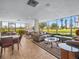 Inviting common room featuring comfortable seating, large windows, and scenic views of the property at 5700 Escondida S Blvd # 401, St Petersburg, FL 33715