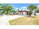 Charming single-story home featuring a concrete driveway and mature landscaping at 6915 N Hubert Ave, Tampa, FL 33614