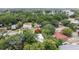 Home's location near lakes and a wooded area at 810 W River Dr, Temple Terrace, FL 33617