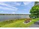 Scenic lake view with bench seating, perfect for relaxation and enjoying the outdoors at 9602 Lake Chase Island Way # 9602, Tampa, FL 33626