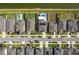 Aerial view of the property highlighting its location on the street and proximity to a lake at 10313 Wine Press Ave, Riverview, FL 33578