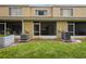 Grassy backyard offers a space to relax and enjoy the outdoors, with space for seating at 1118 Kennewick Ct, Wesley Chapel, FL 33543
